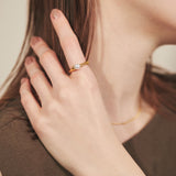 ciite' シーテ リング 【 金属アレルギー対応 】 パールモチーフリング サージカルステンレス