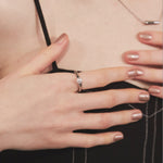 ciite' シーテ リング 【 金属アレルギー対応 】 パールモチーフリング サージカルステンレス