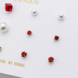 ciite' シーテ ピアス（両耳用） ピアス 6セット / pierce 6 set