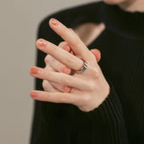 ciite' シーテ リング 【 金属アレルギー対応 】 バイカラーリング サージカルステンレス ゴールド