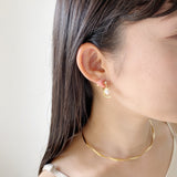 ムーンパールイヤリング (両耳用)