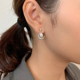 ムーンパールイヤリング (両耳用)