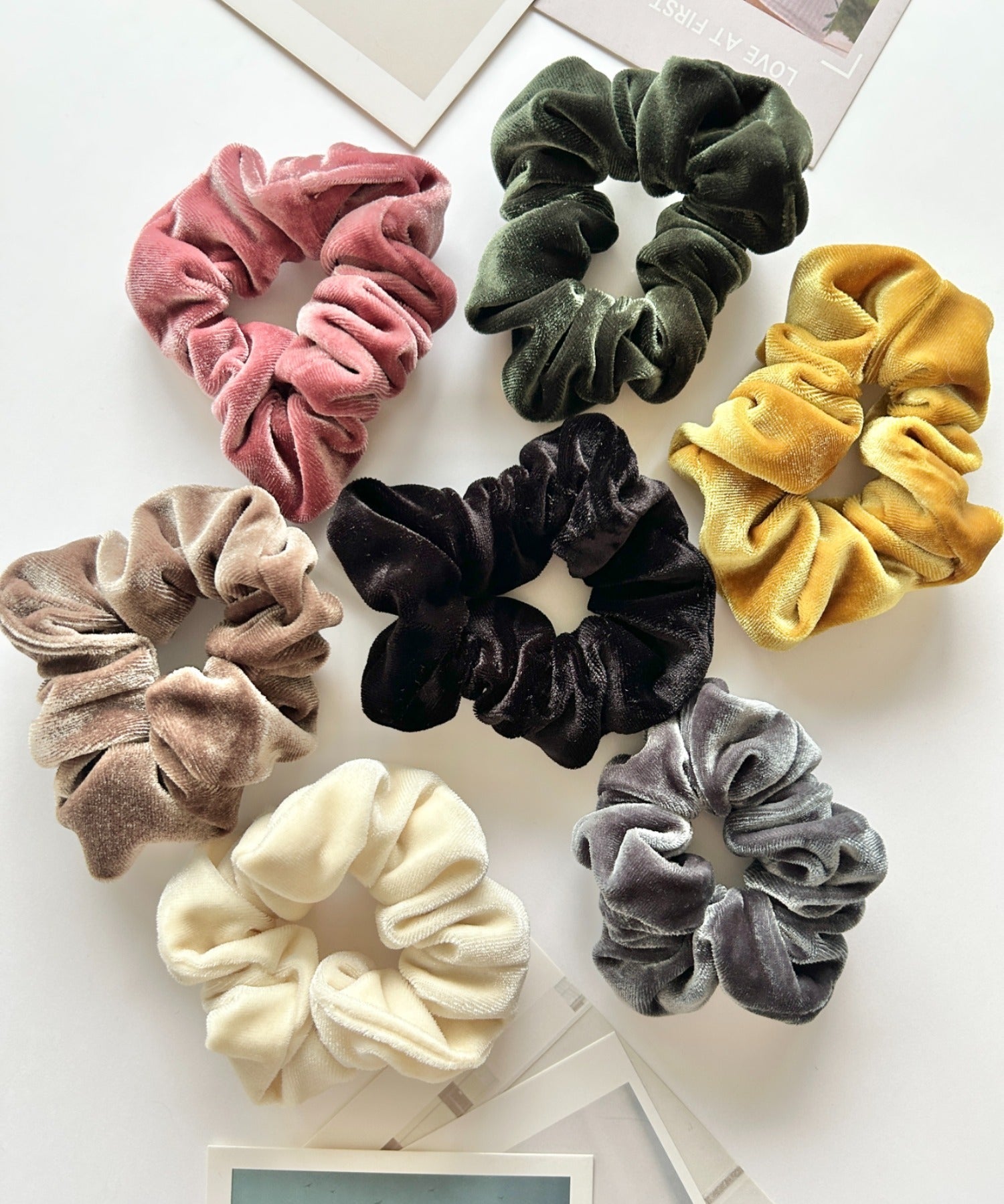 ciite' シーテ ヘアアクセサリー フレンチベロアリボン / シュシュ & リボンセット