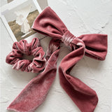 ciite' シーテ ヘアアクセサリー フレンチベロアリボン / シュシュ & リボンセット