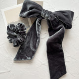 ciite' シーテ ヘアアクセサリー フレンチベロアリボン / シュシュ & リボンセット