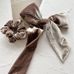 ciite' シーテ ヘアアクセサリー フレンチベロアリボン / シュシュ & リボンセット