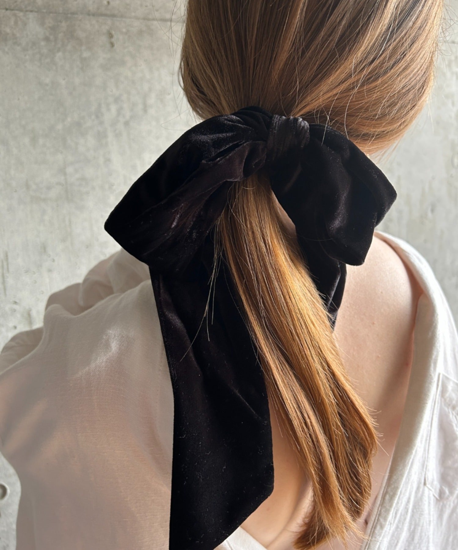 ciite' シーテ ヘアアクセサリー フレンチベロアリボン / シュシュ & リボンセット