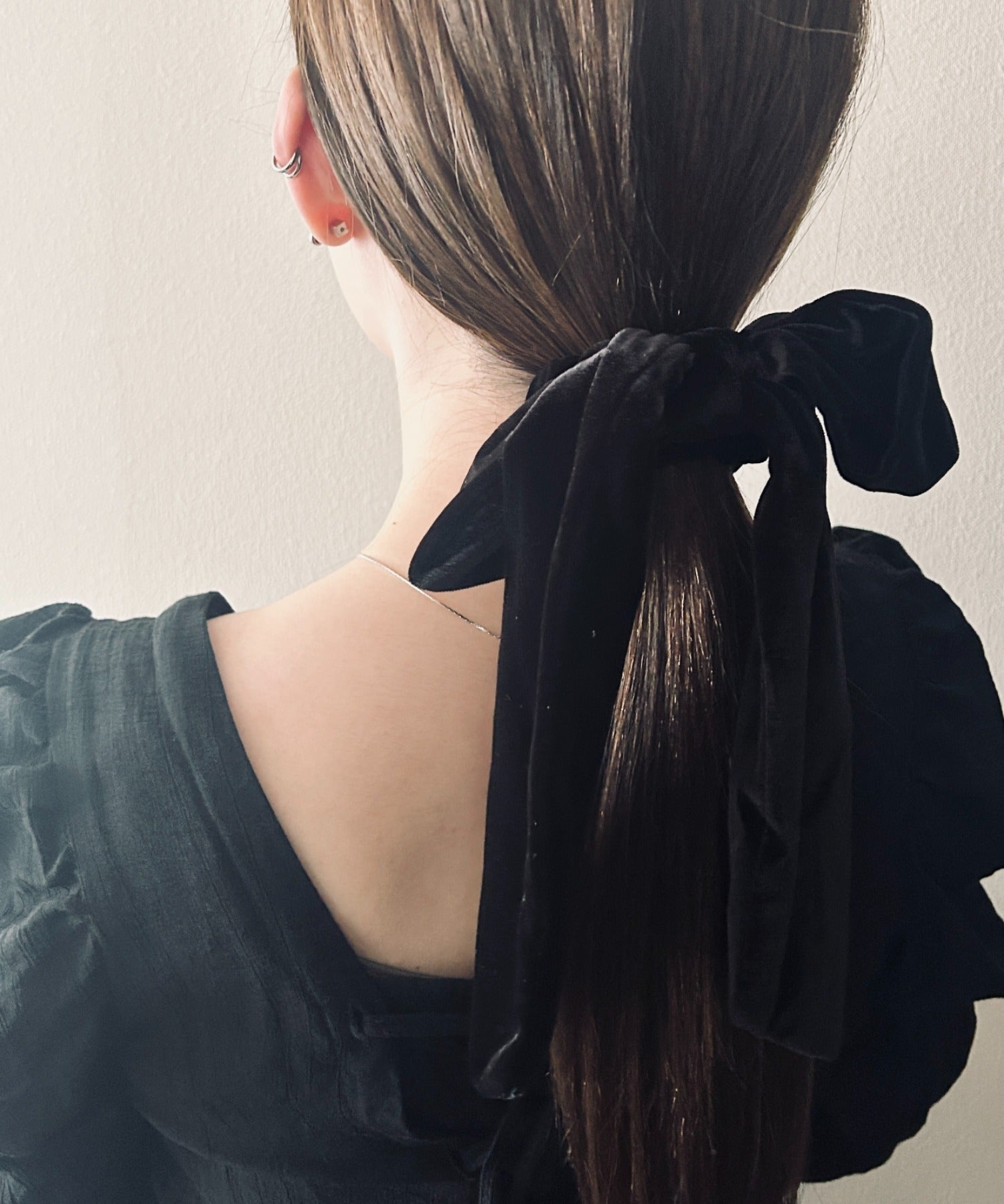 ciite' シーテ ヘアアクセサリー フレンチベロアリボン / シュシュ & リボンセット