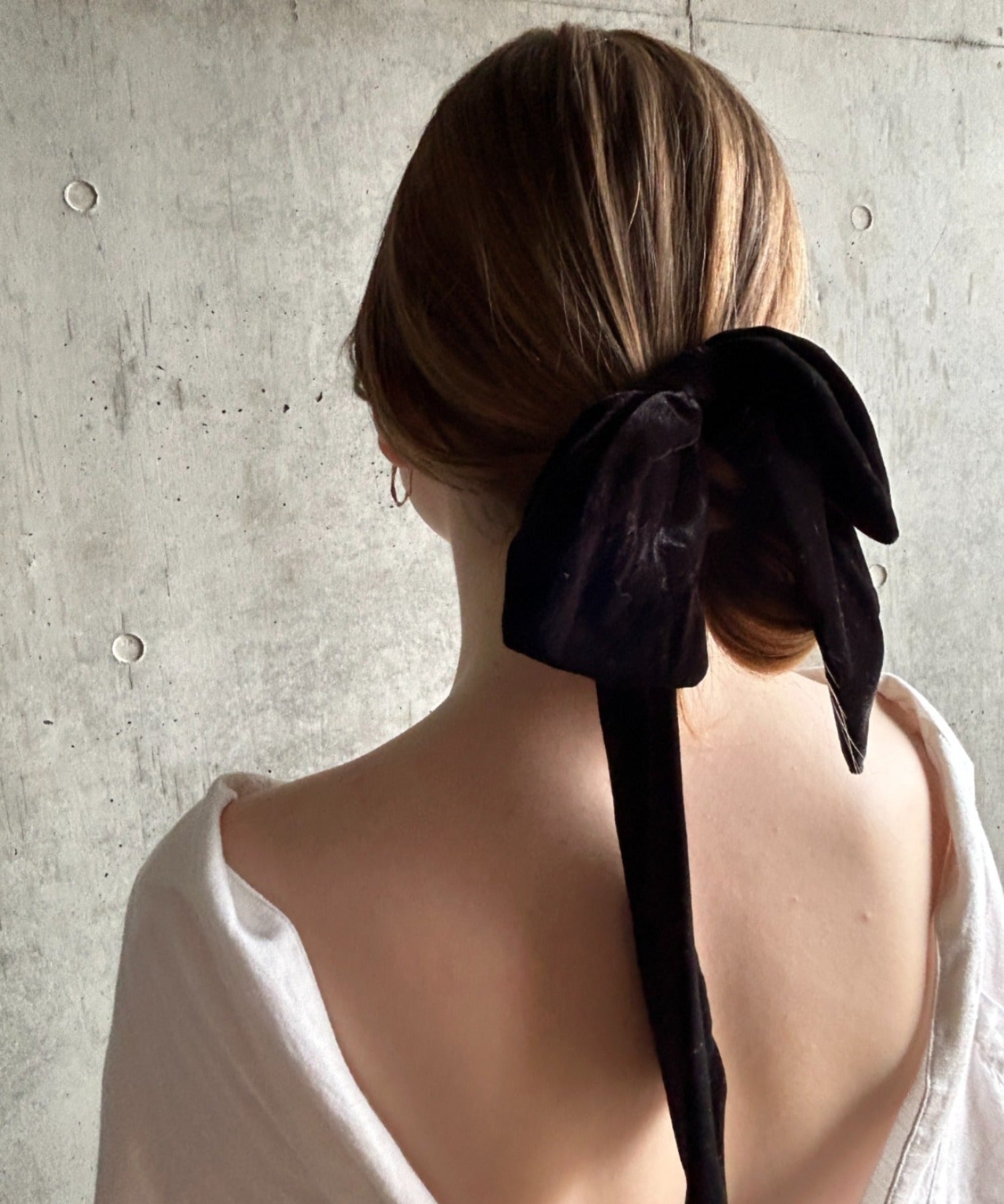 ciite' シーテ ヘアアクセサリー フレンチベロアリボン / シュシュ & リボンセット