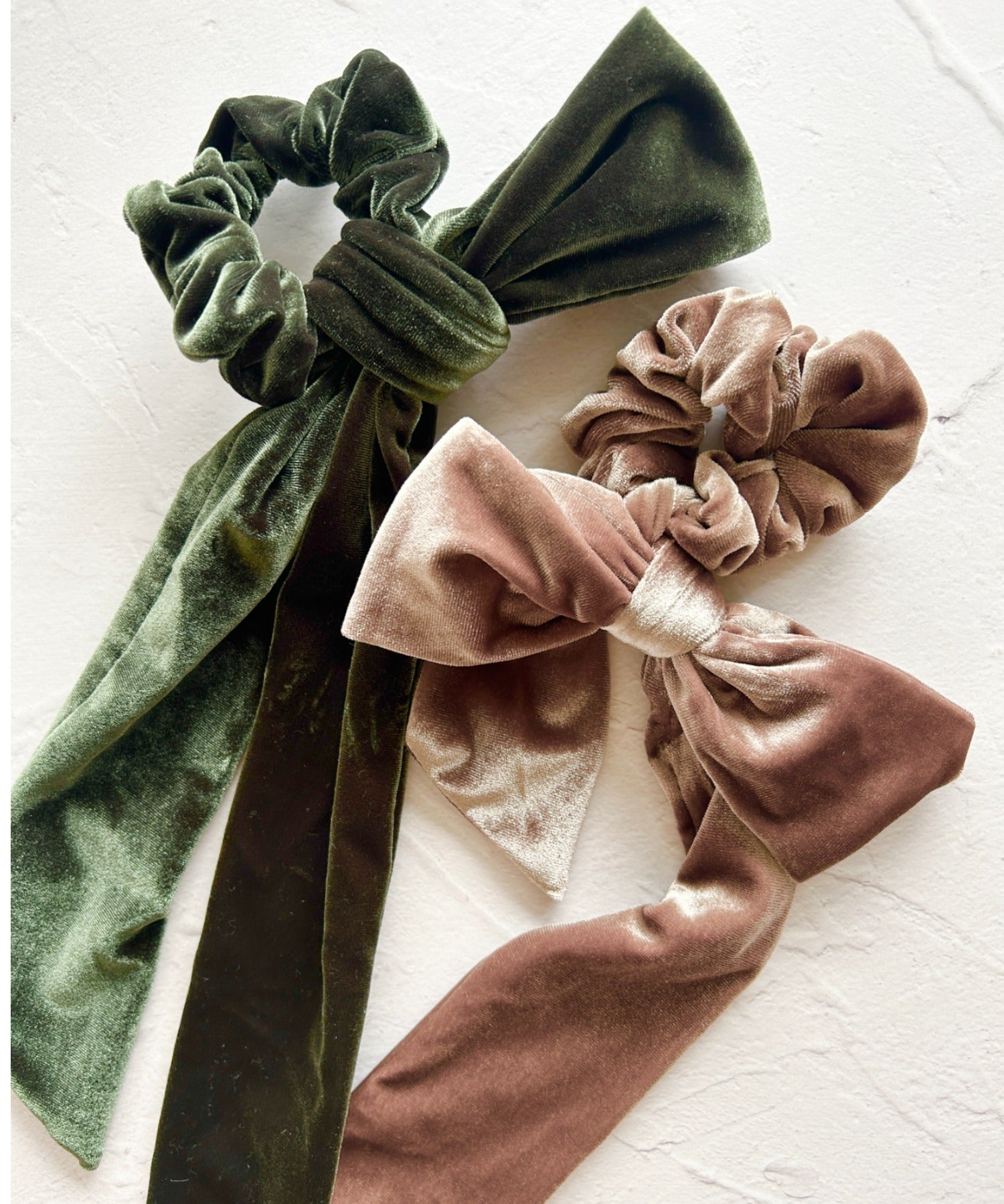 ciite' シーテ ヘアアクセサリー フレンチベロアリボン / シュシュ & リボンセット