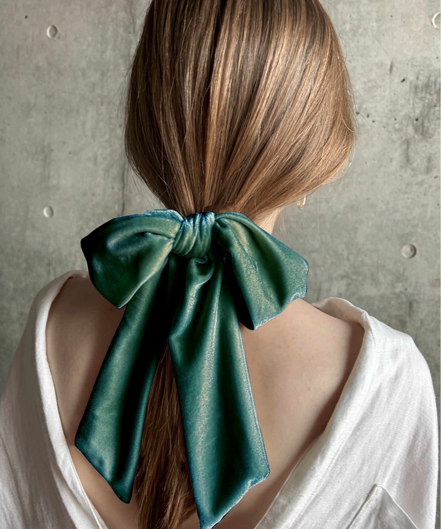 ciite' シーテ ヘアアクセサリー フレンチベロアリボン / シュシュ & リボンセット