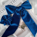 ciite' シーテ ヘアアクセサリー フレンチベロアリボン / シュシュ & リボンセット