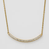 ciite' シーテ ネックレス 【 金属アレルギー対応 】 ビジューモチーフネックレス サージカルステンレス ゴールド FREE