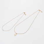 ciite' シーテ ネックレス コインネックレス & パールネックレス 2個セット