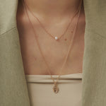 ciite' シーテ ネックレス コインネックレス & パールネックレス 2個セット