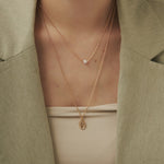 ciite' シーテ ネックレス コインネックレス & パールネックレス 2個セット