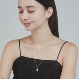 ciite' シーテ ネックレス コインネックレス & パールネックレス 2個セット