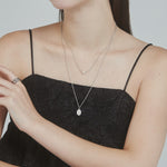 ciite' シーテ ネックレス コインネックレス & パールネックレス 2個セット