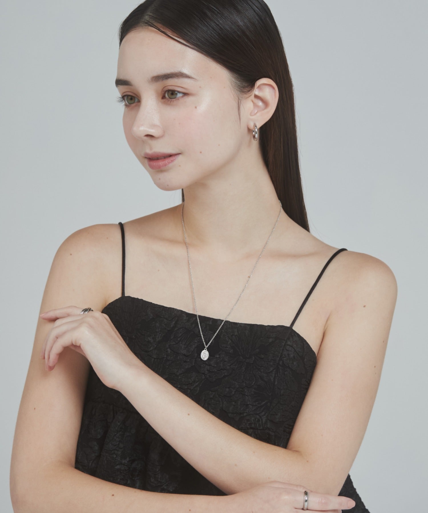 ciite' シーテ ネックレス コインネックレス & パールネックレス 2個セット