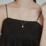 ciite' シーテ ネックレス コインネックレス & パールネックレス 2個セット