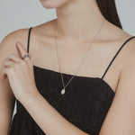 ciite' シーテ ネックレス コインネックレス & パールネックレス 2個セット