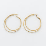 ciite' シーテ ピアス（両耳用） 梨地フープピアス (両耳用)