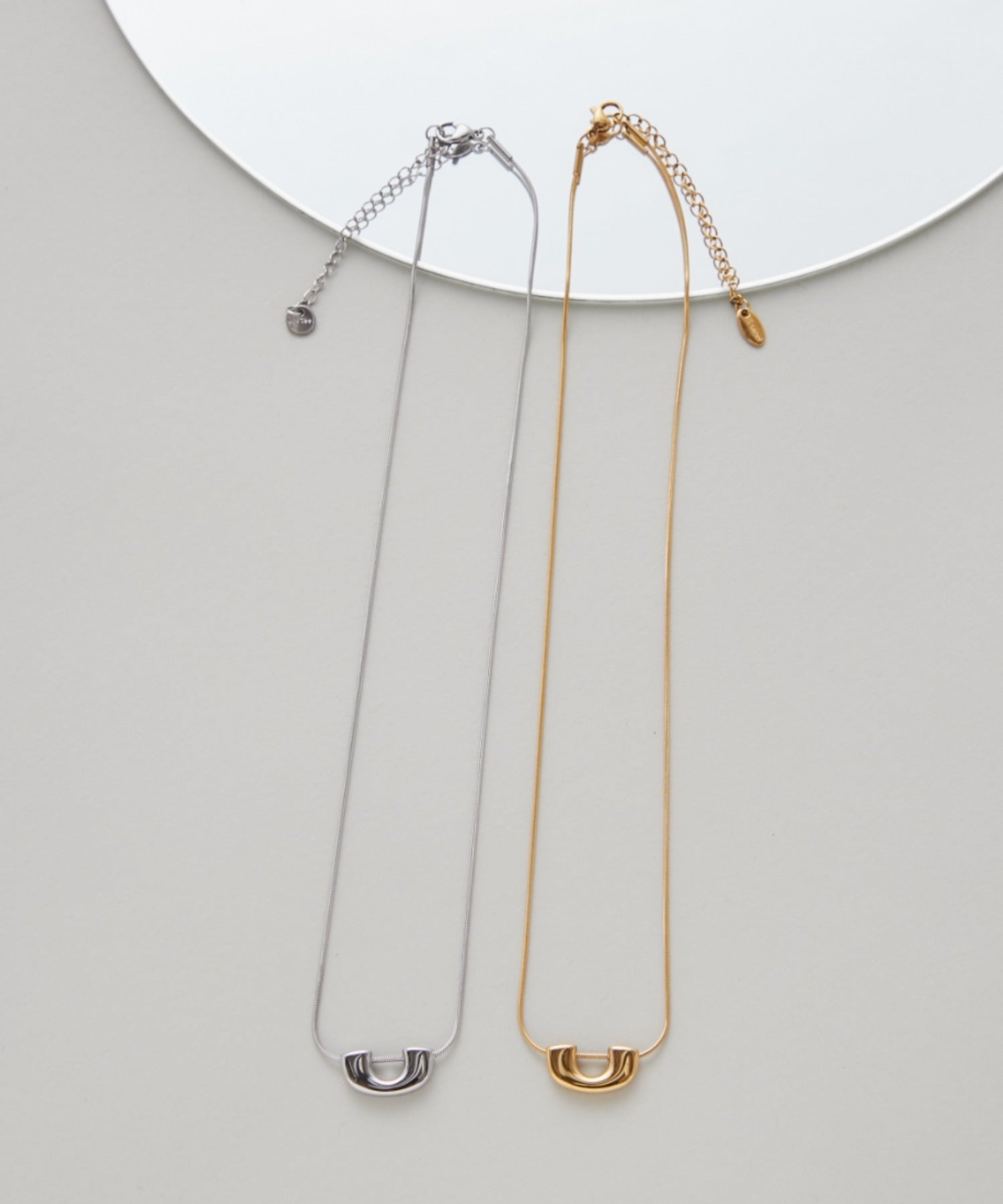 ciite' シーテ ネックレス 【 金属アレルギー対応 】 ニュアンスモチーフ ネックレス サージカルステンレス