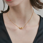 ciite' シーテ ネックレス 【 金属アレルギー対応 】 ニュアンスモチーフ ネックレス サージカルステンレス