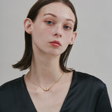 ciite' シーテ ネックレス 【 金属アレルギー対応 】 ニュアンスモチーフ ネックレス サージカルステンレス