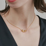 ciite' シーテ ネックレス 【 金属アレルギー対応 】 ニュアンスモチーフ ネックレス サージカルステンレス