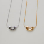 ciite' シーテ ネックレス 【 金属アレルギー対応 】 ニュアンスモチーフ ネックレス サージカルステンレス