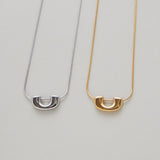 ciite' シーテ ネックレス 【 金属アレルギー対応 】 ニュアンスモチーフ ネックレス サージカルステンレス