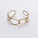 ciite' シーテ ブレスレット チェーンデザインバングル ゴールド FREE