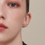 ciite' シーテ ピアス（両耳用） 【 金属アレルギー対応 】 ハートビジューピアス サージカルステンレス (両耳用)