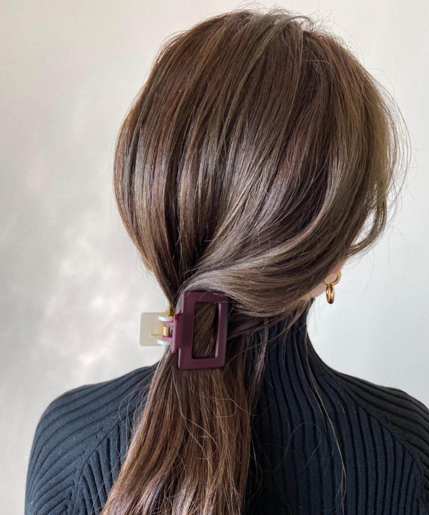 ciite' シーテ バレッタ/ヘアクリップ バイカラーコンパクトヘアクリップ