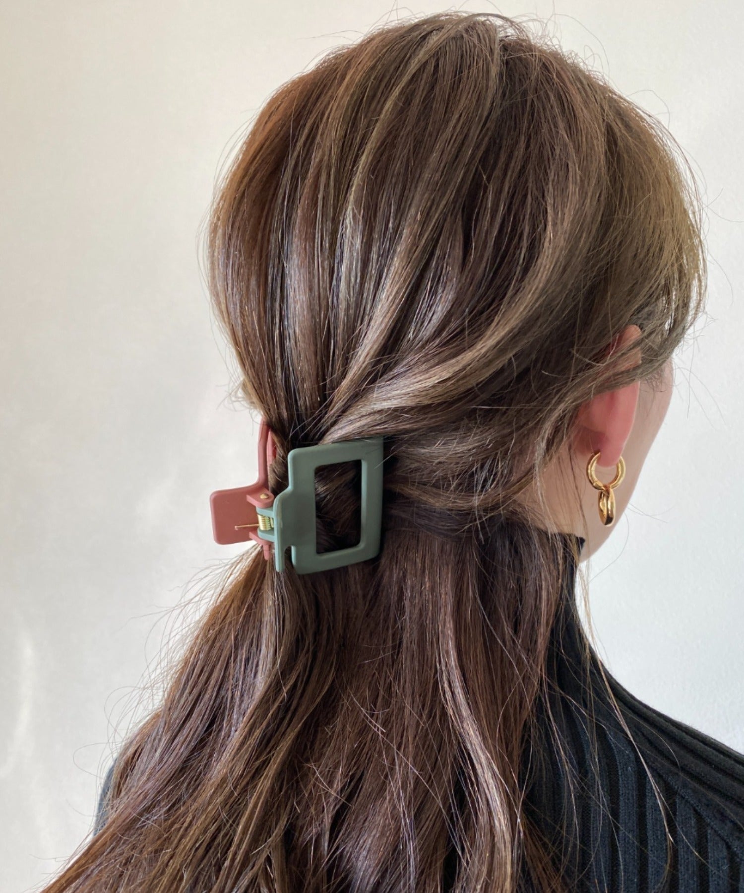 ciite' シーテ バレッタ/ヘアクリップ バイカラーコンパクトヘアクリップ