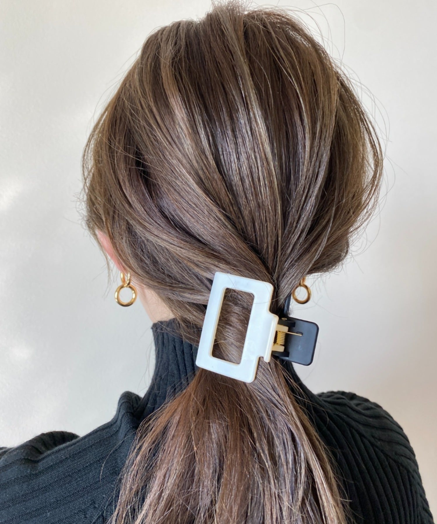 ciite' シーテ バレッタ/ヘアクリップ バイカラーコンパクトヘアクリップ