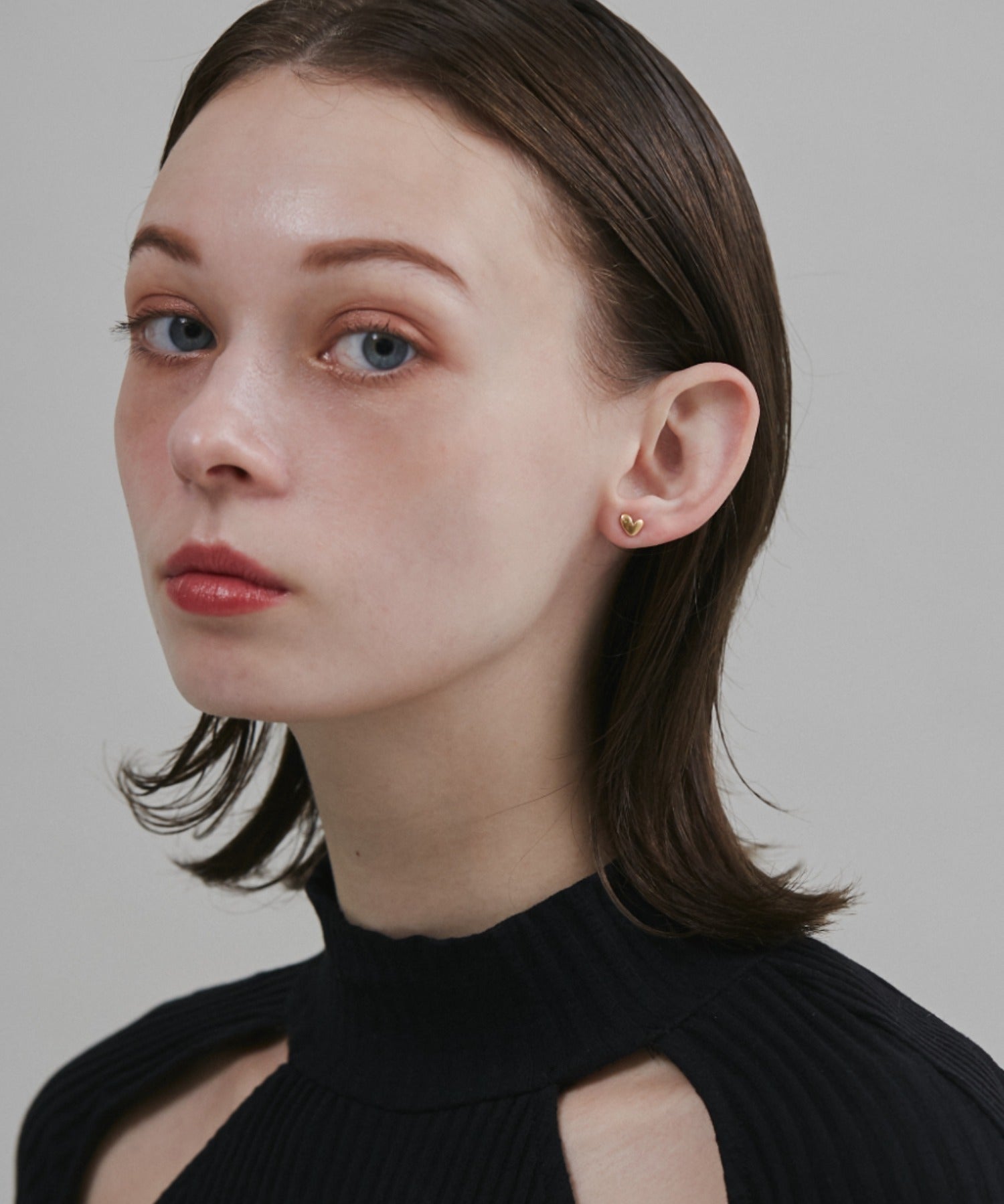 ciite' シーテ ピアス（両耳用） 【 金属アレルギー対応 】 ミニハートピアス サージカルステンレス (両耳用)