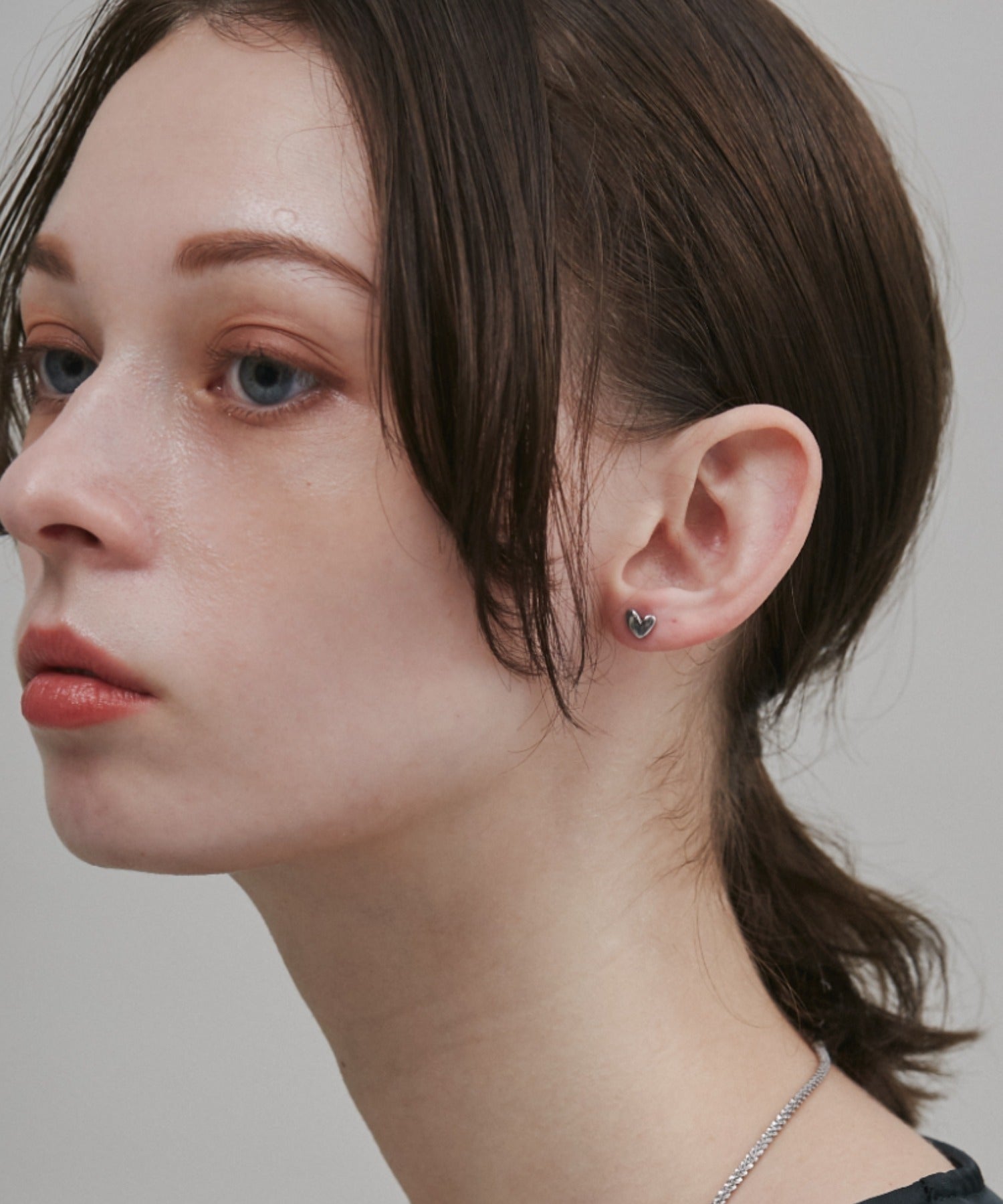 ciite' シーテ ピアス（両耳用） 【 金属アレルギー対応 】 ミニハートピアス サージカルステンレス (両耳用)