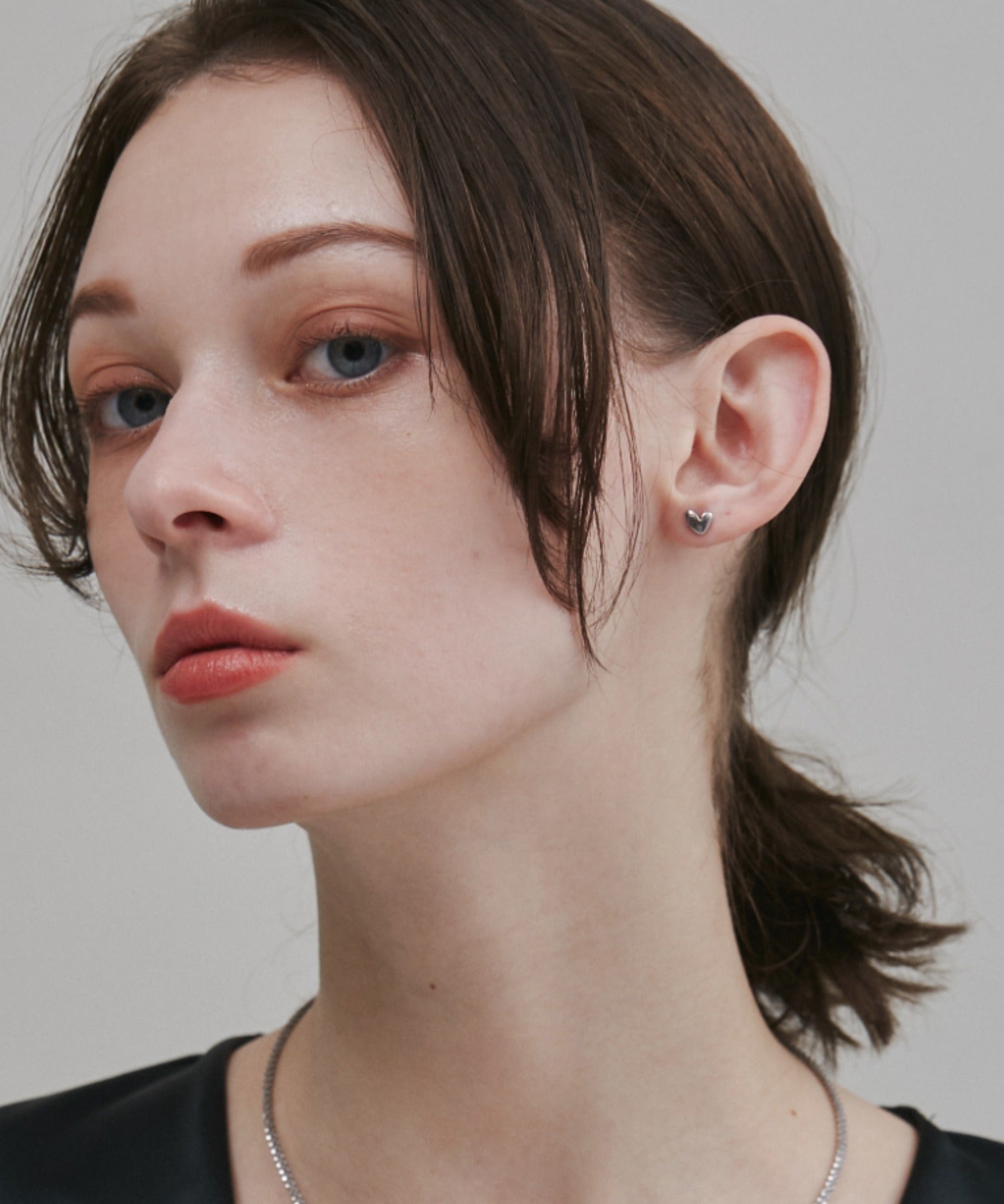 ciite' シーテ ピアス（両耳用） 【 金属アレルギー対応 】 ミニハートピアス サージカルステンレス (両耳用)