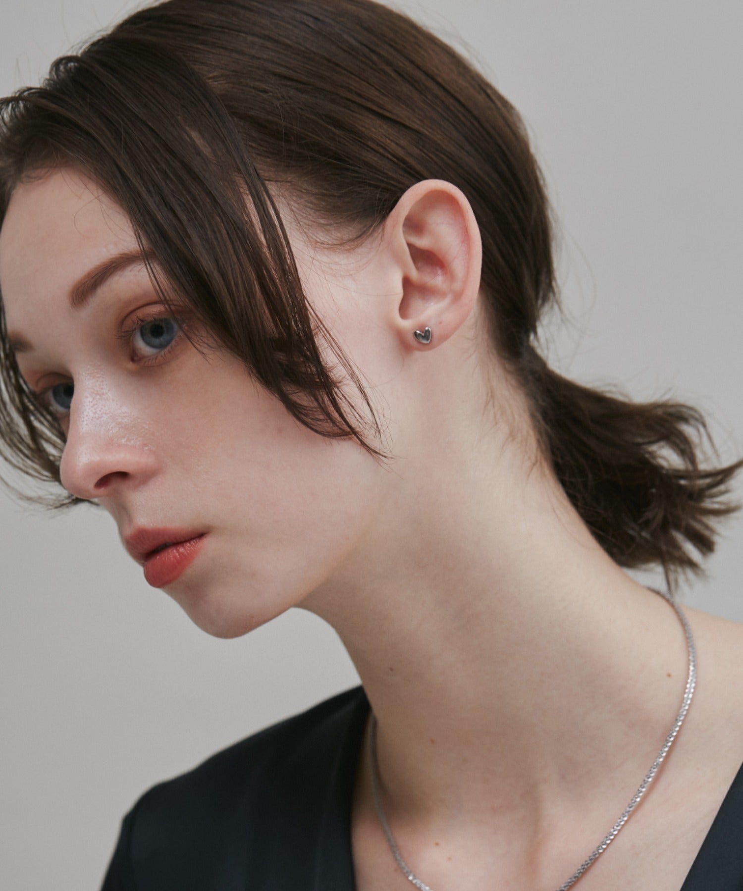 ciite' シーテ ピアス（両耳用） 【 金属アレルギー対応 】 ミニハートピアス サージカルステンレス (両耳用)