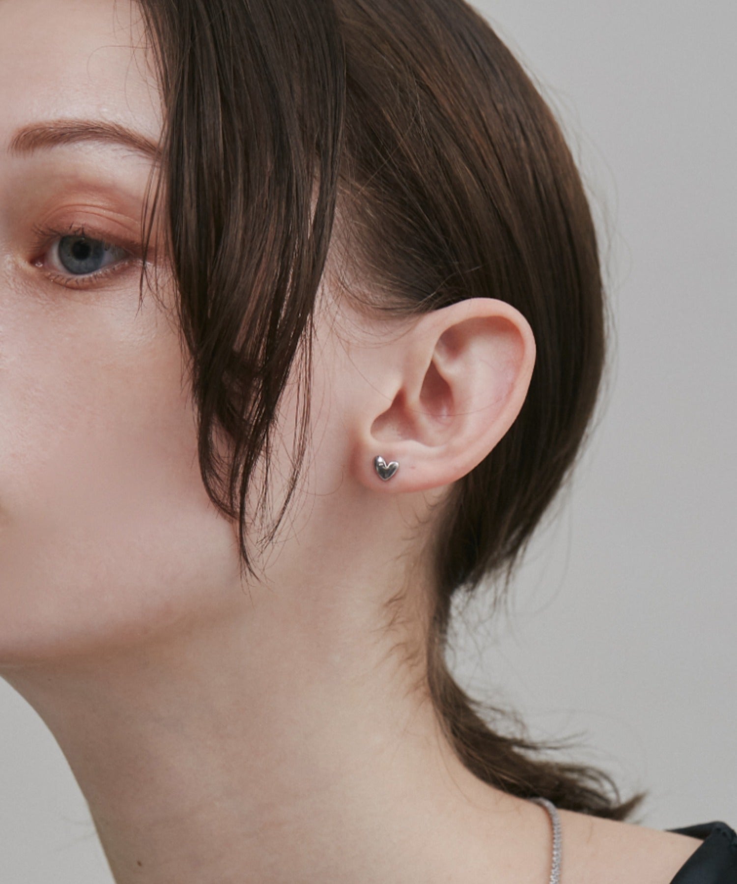 ciite' シーテ ピアス（両耳用） 【 金属アレルギー対応 】 ミニハートピアス サージカルステンレス (両耳用)