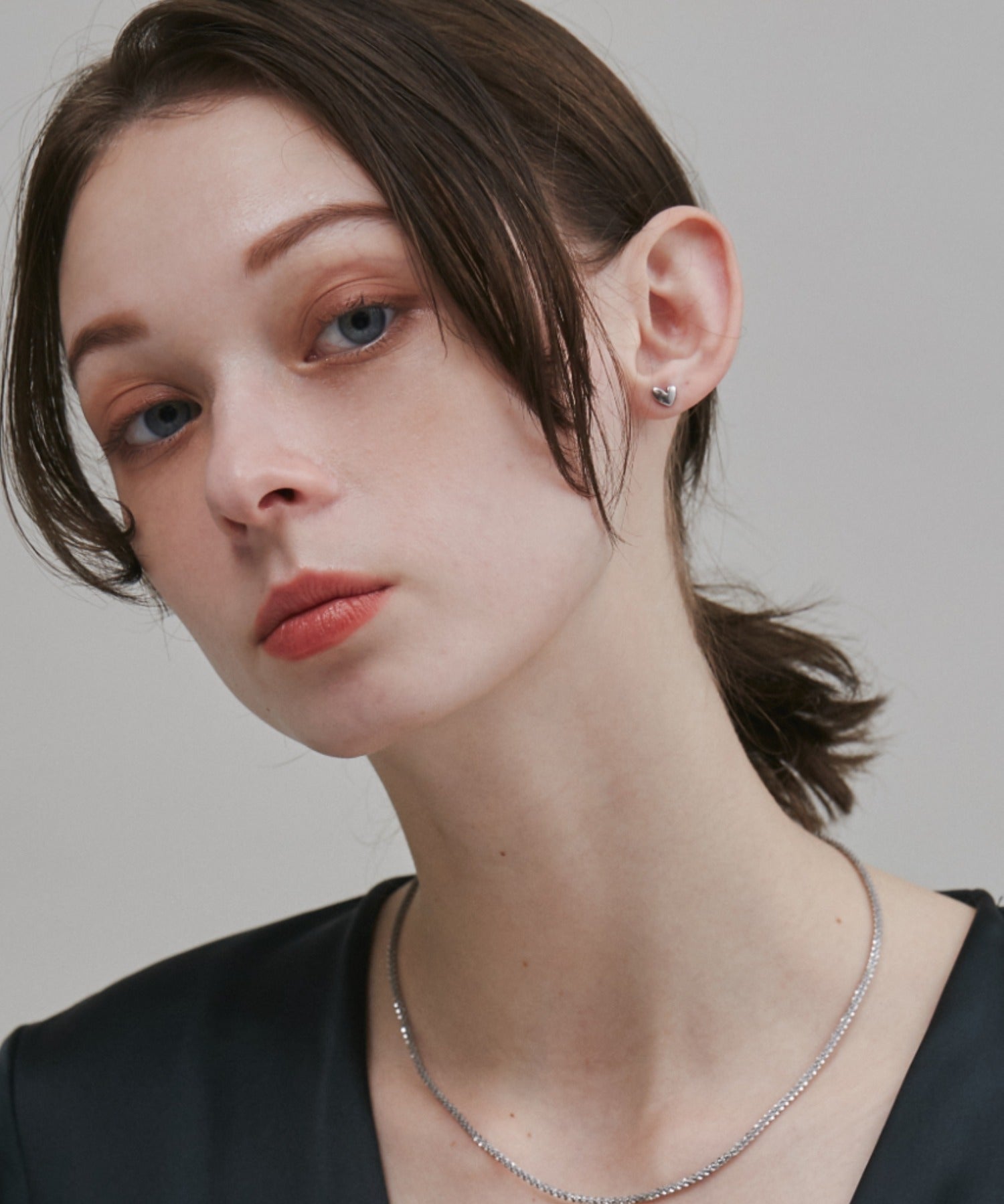 ciite' シーテ ピアス（両耳用） 【 金属アレルギー対応 】 ミニハートピアス サージカルステンレス (両耳用)