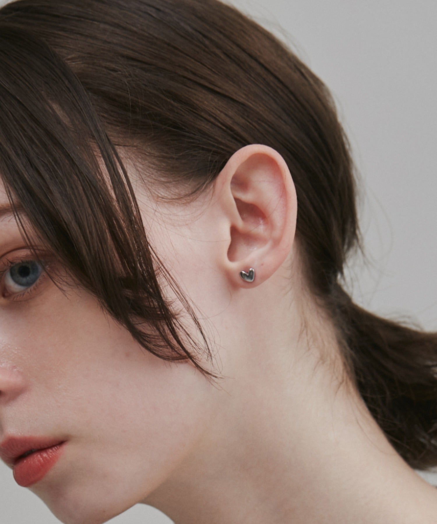 ciite' シーテ ピアス（両耳用） 【 金属アレルギー対応 】 ミニハートピアス サージカルステンレス (両耳用)