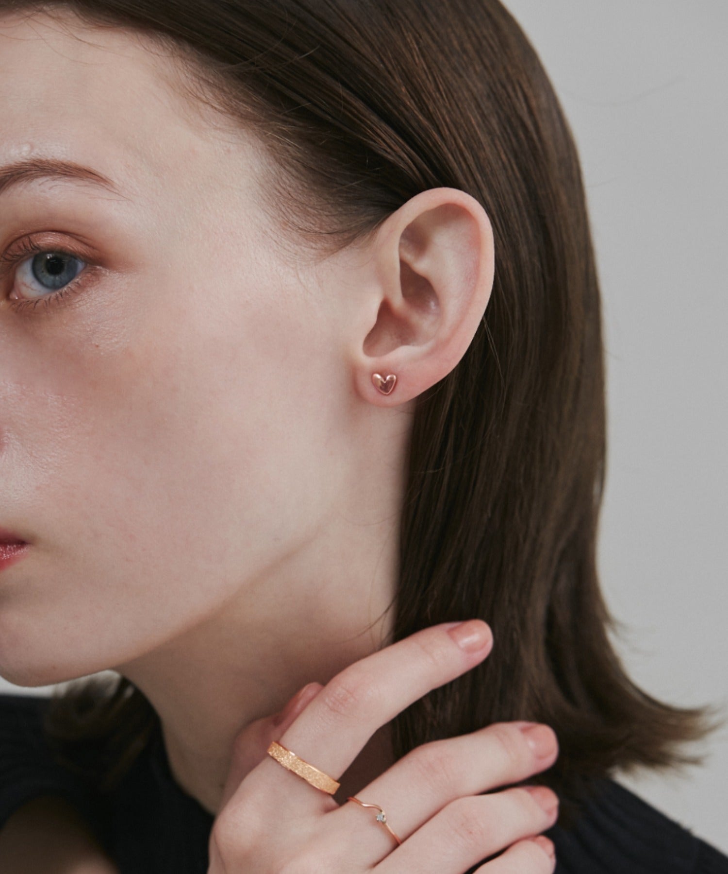 ciite' シーテ ピアス（両耳用） 【 金属アレルギー対応 】 ミニハートピアス サージカルステンレス (両耳用)