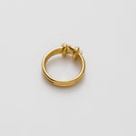 ciite' シーテ リング 【 金属アレルギー対応 】 ニュアンスノットリング サージカルステンレス