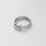 ciite' シーテ リング 【 金属アレルギー対応 】 ニュアンスノットリング サージカルステンレス