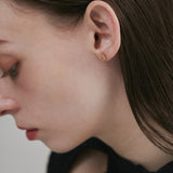 ciite' シーテ ピアス（両耳用） 【 金属アレルギー対応 】 シンプルカラービジュー ピアス サージカルステンレス (両耳用)