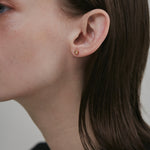 ciite' シーテ ピアス（両耳用） 【 金属アレルギー対応 】 シンプルカラービジュー ピアス サージカルステンレス (両耳用)