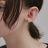 ciite' シーテ ピアス（両耳用） 【 金属アレルギー対応 】 シンプルカラービジュー ピアス サージカルステンレス (両耳用)